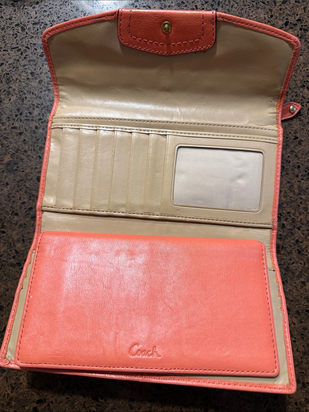 Coach Ashley leather checkbook wallet - Picture 4 of 12
